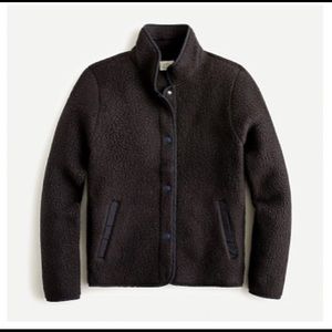 J Crew sherpa fleece jacket